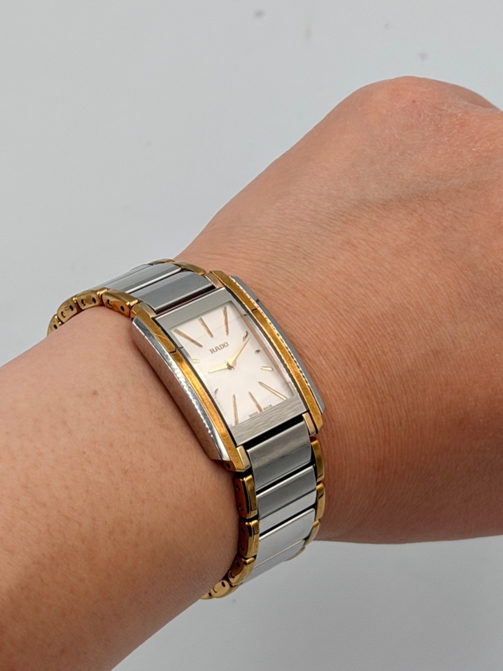 Rado Integral Women’s Swiss Two Tone Quartz Watch 322.0212.3